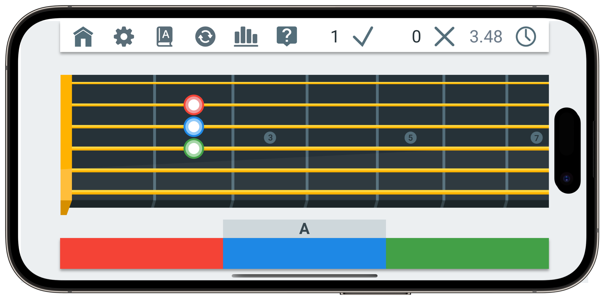Fretonomy practice mode