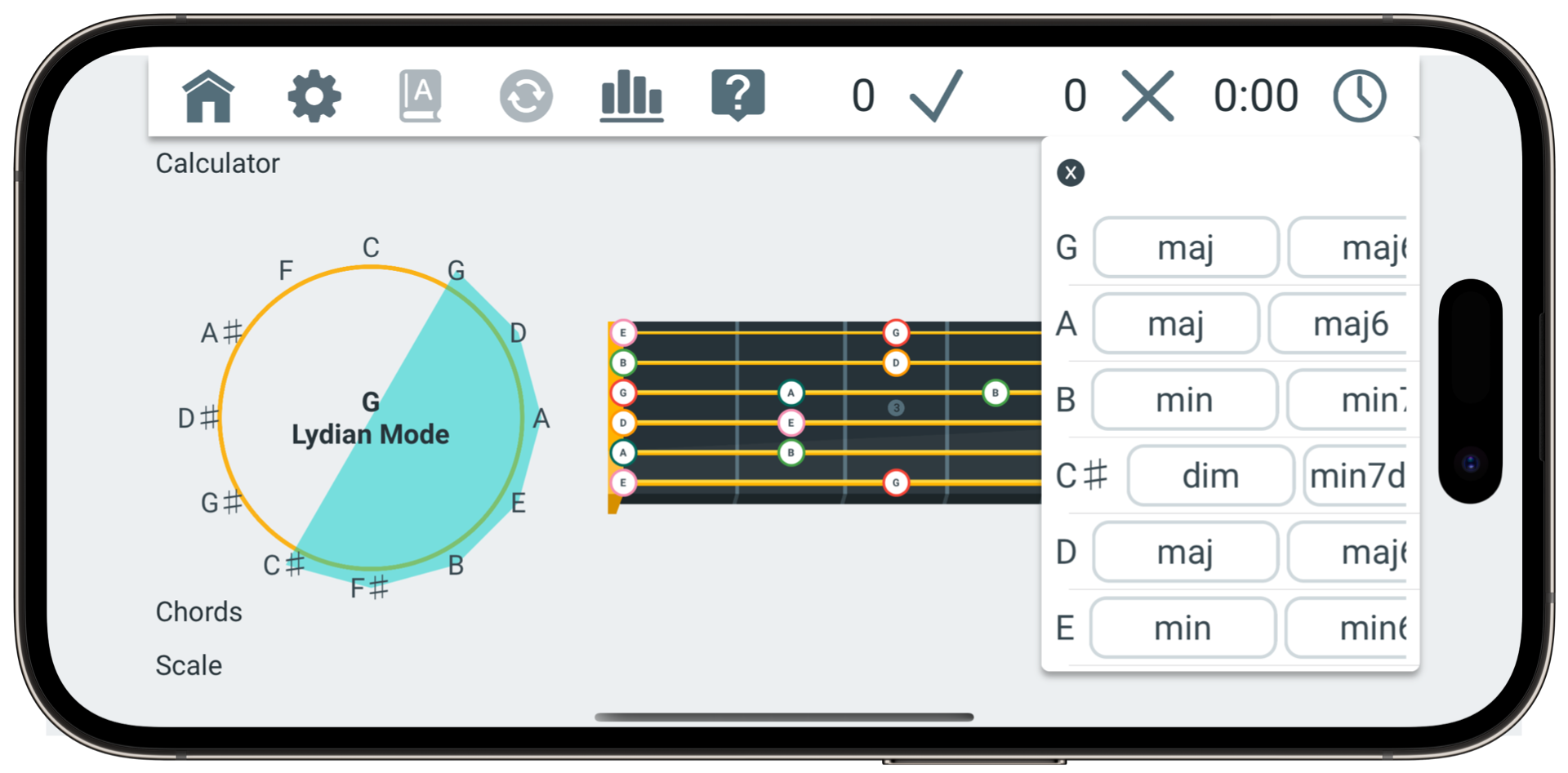Fretonomy scale explorer